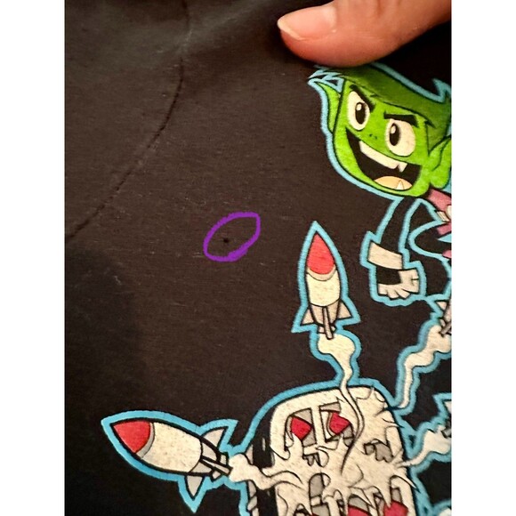 Kids Teen Titans Go! Shirt Size 6-7 - Picture 4 of 4